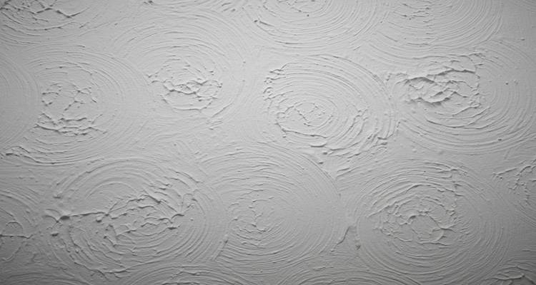 artex on ceiling swirls