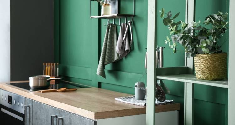 earthy kitchen