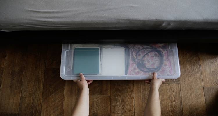 box under bed