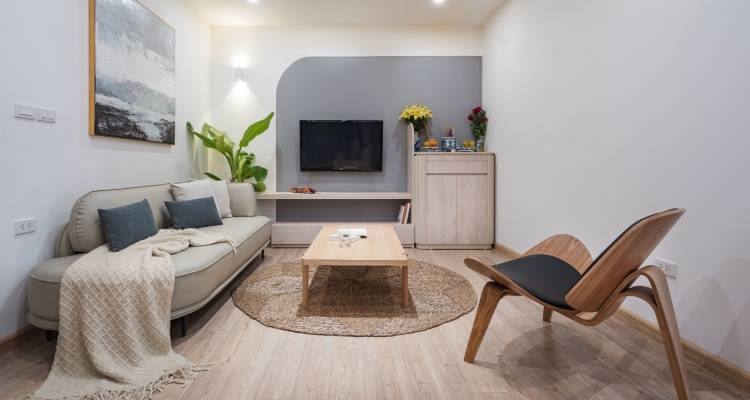 curved sofa and chair