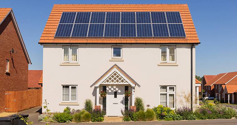 house solar panels