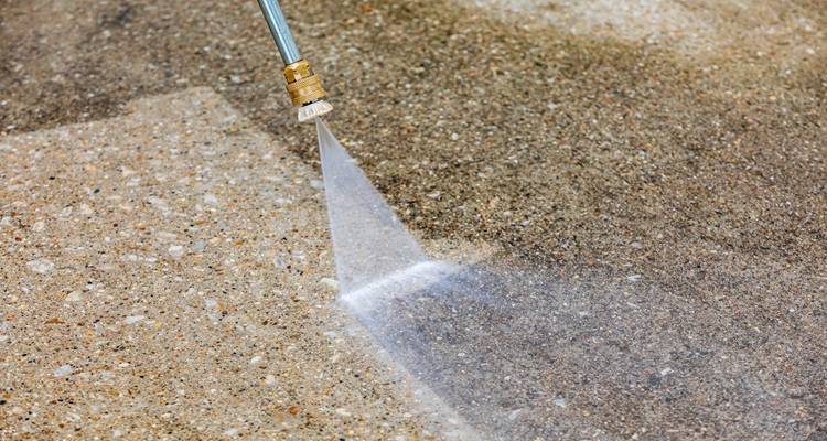 pressure washing drive