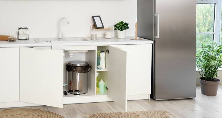 kitchen cupboard sink