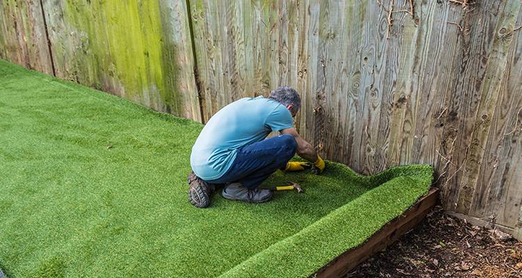 installing artificial grass