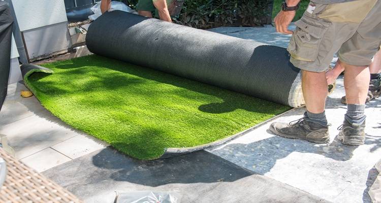 big roll fake grass