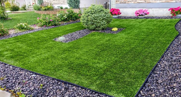 fake grass garden