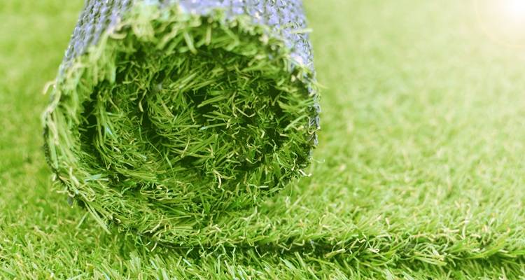 roll of grass close up