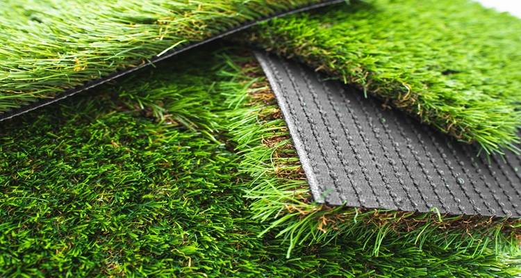 flat pieces fake grass