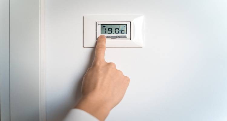 boiler thermostat and hand