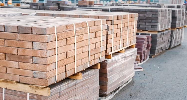 pallet of bricks