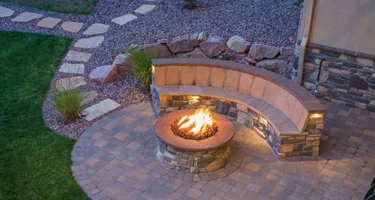fire pit seating area
