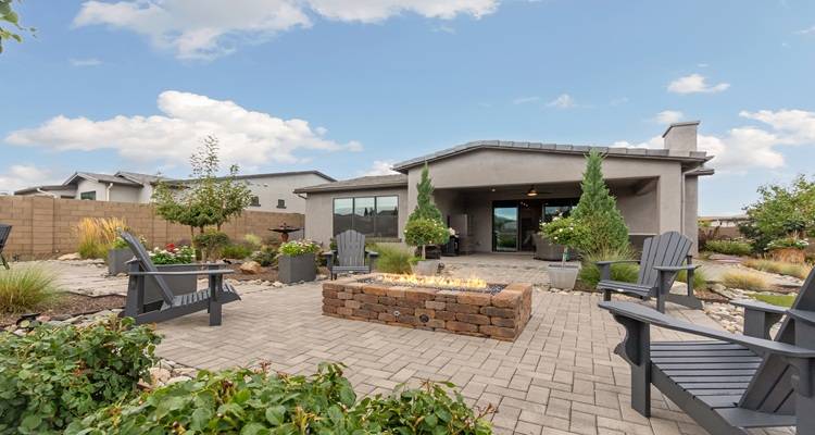 fire pit back garden