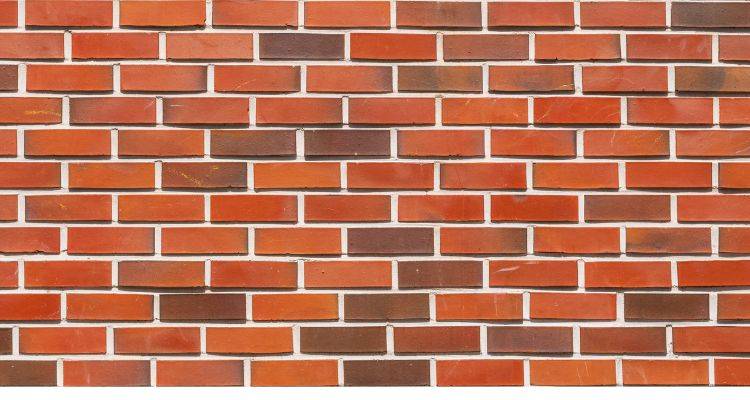 machine made brick wall cost