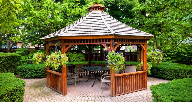 gazebo wooden