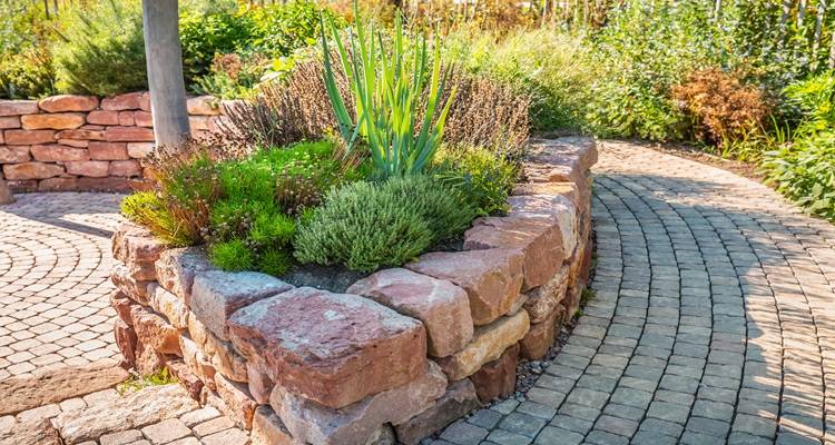cobble raised beds