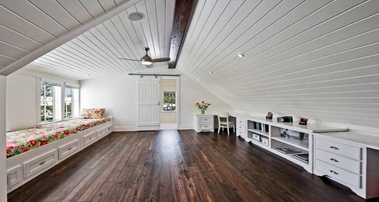 loft of a bungalow converted in liveable space