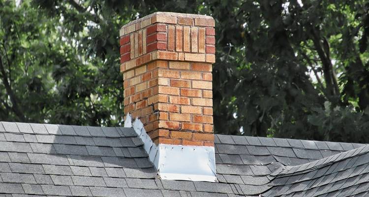 newly built chimney