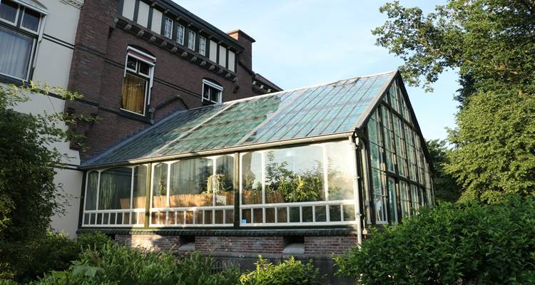 old conservatory joined to house