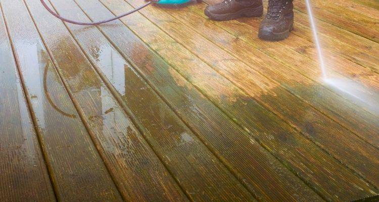 cleaning decking cost