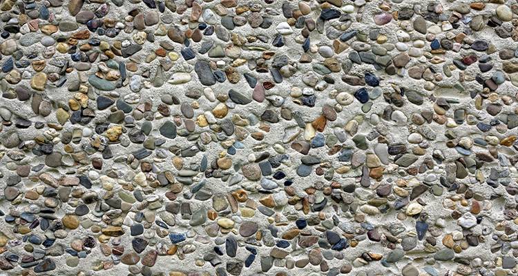 roughcast pebble dash house