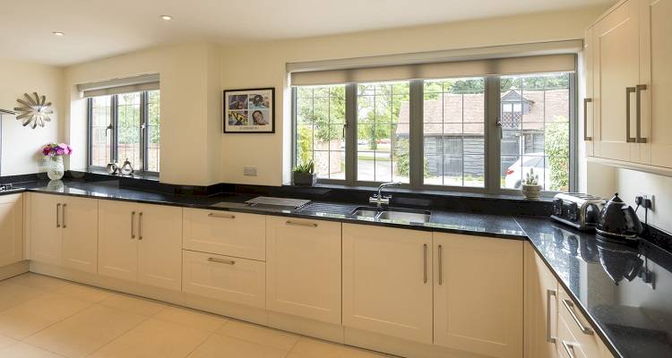example of window installation in a remodelled kitchen