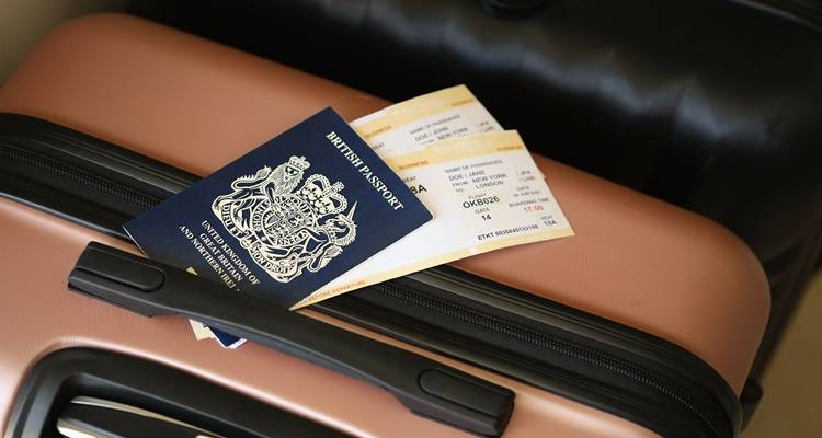 passports and boarding pass