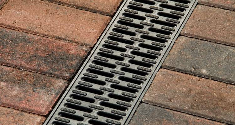 SUDS block paving
