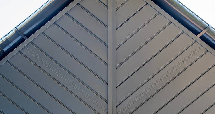 grey black soffits guttering
