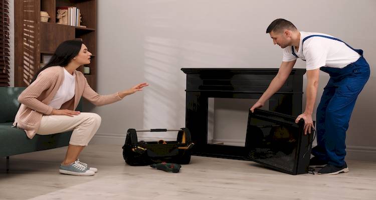 installing fireplace price