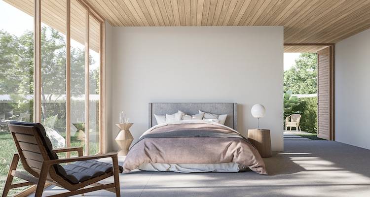 guest room in garden