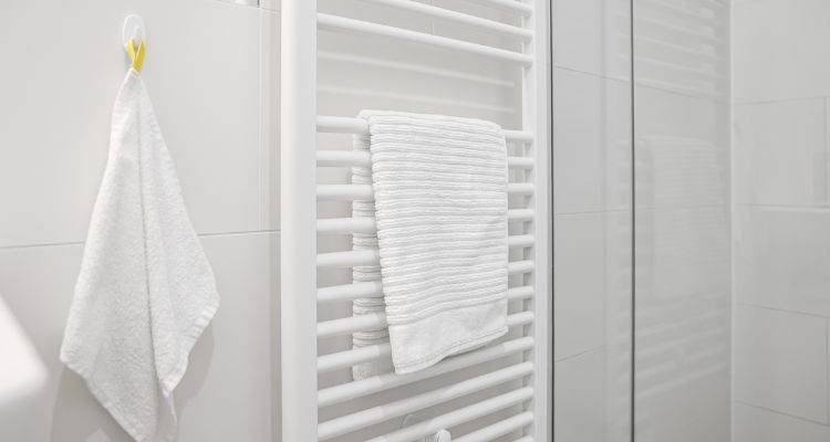 towel rail installation