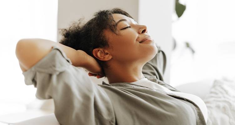 woman relaxing