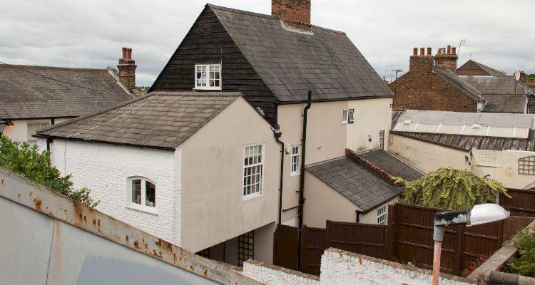 house extension cost guide &mdash; UK property with a large side extension