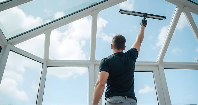 window cleaning conservatory