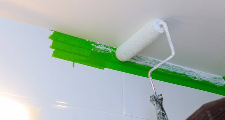 roller white ceiling