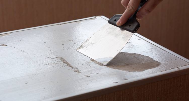 paint scraper cabinet