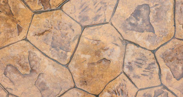 stone-effect concrete design