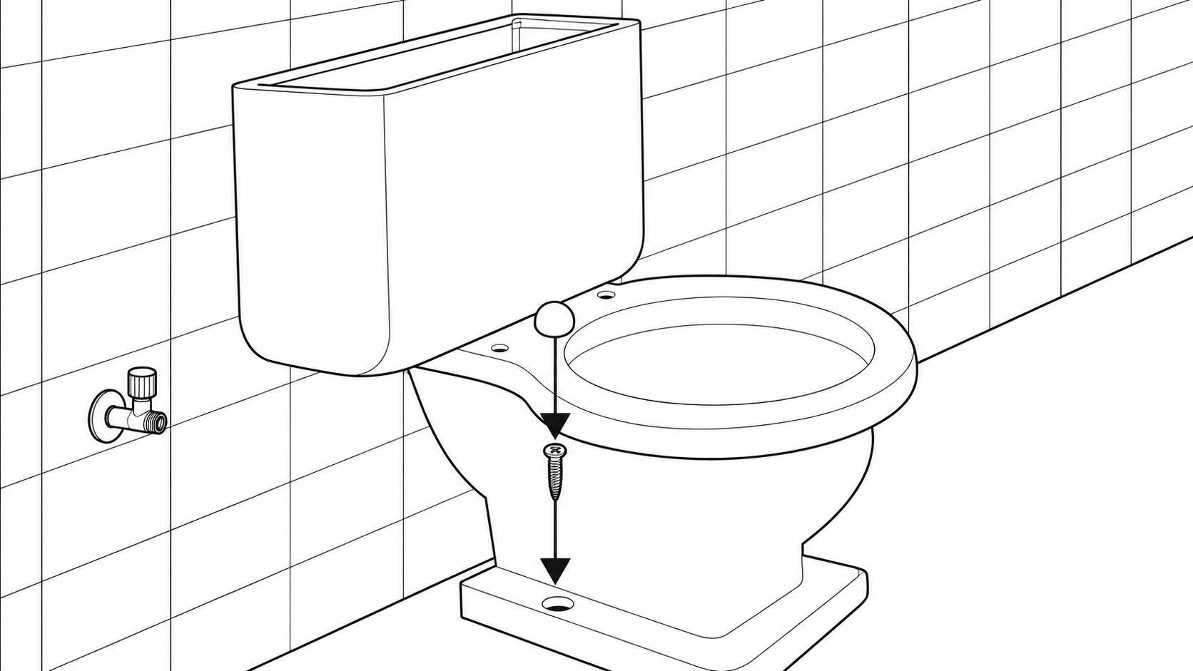 how to install a toilet pan and cistern step 7
