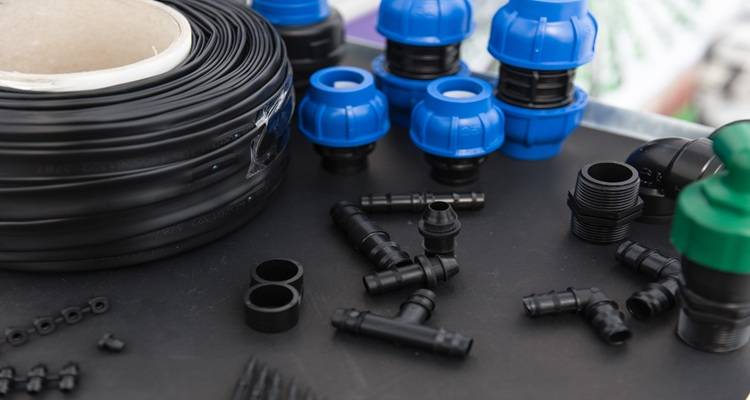 irrigation system pieces