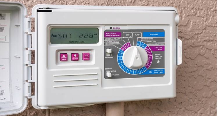 irrigation controller grey