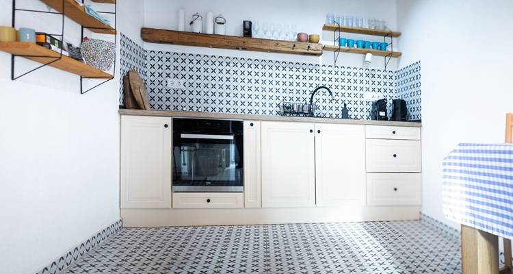 Kitchen mosaic floor