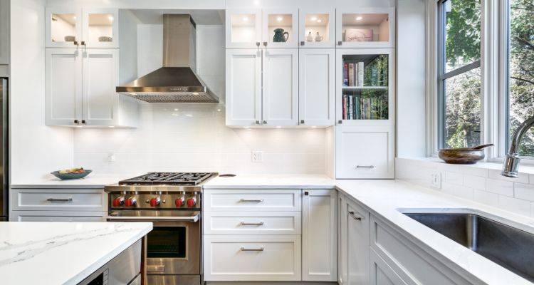 modern fitted kitchen units
