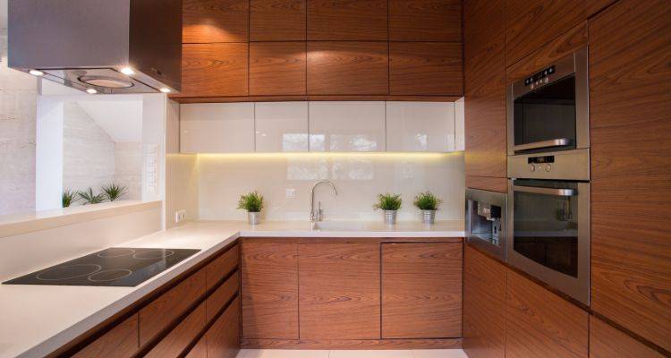 wooden kitchen cabinets