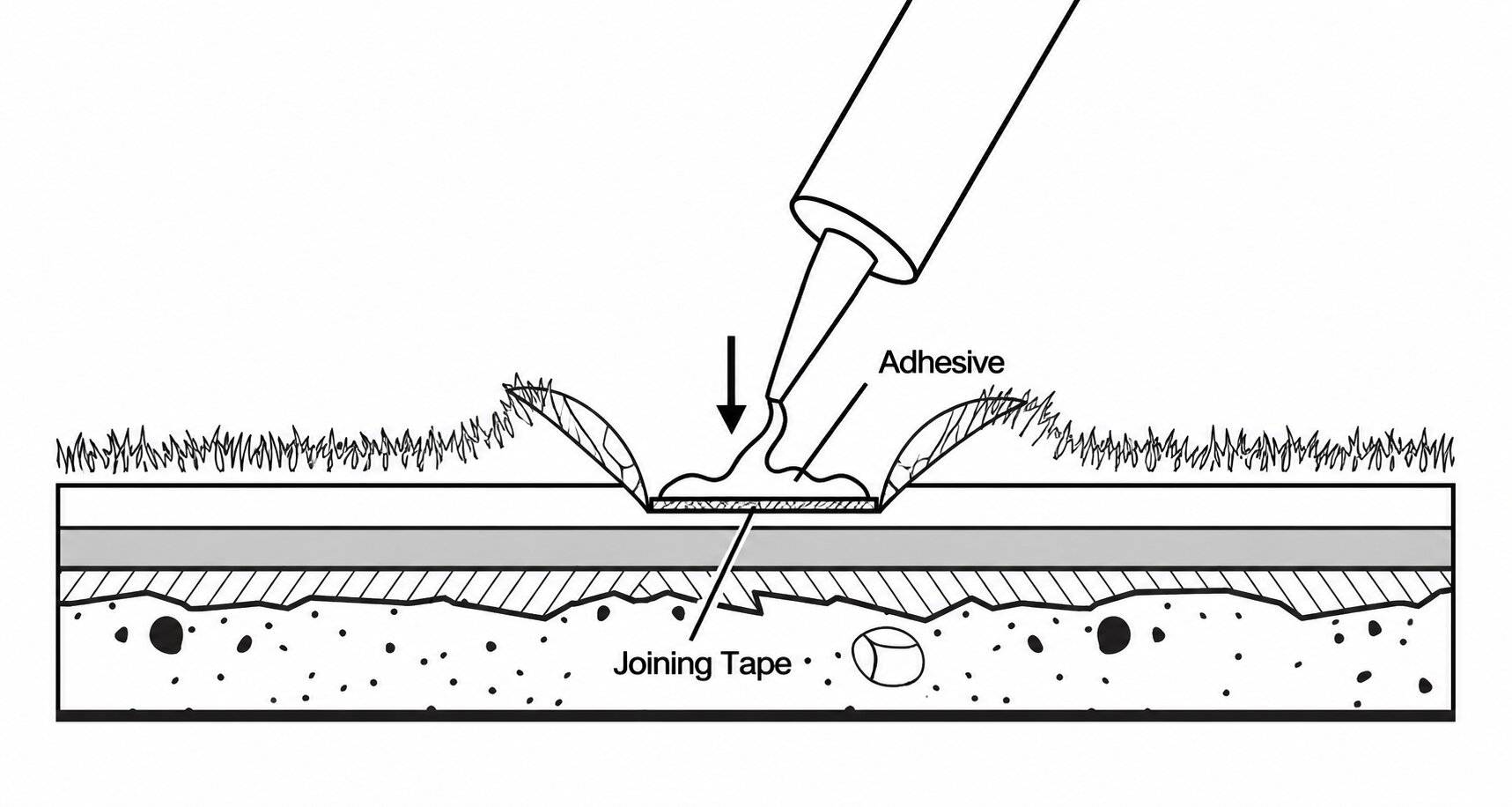 how to lay artificial grass step 7