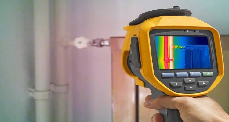 thermal imaging of radiator