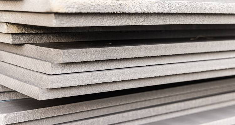 stack of rigid insulation boards
