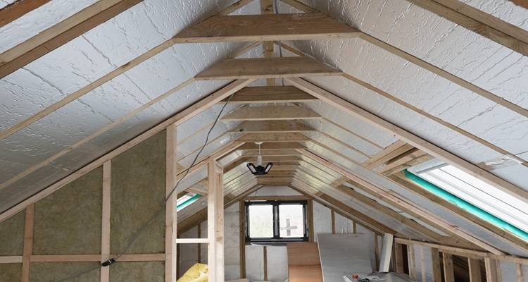 roof apex roof insualtion