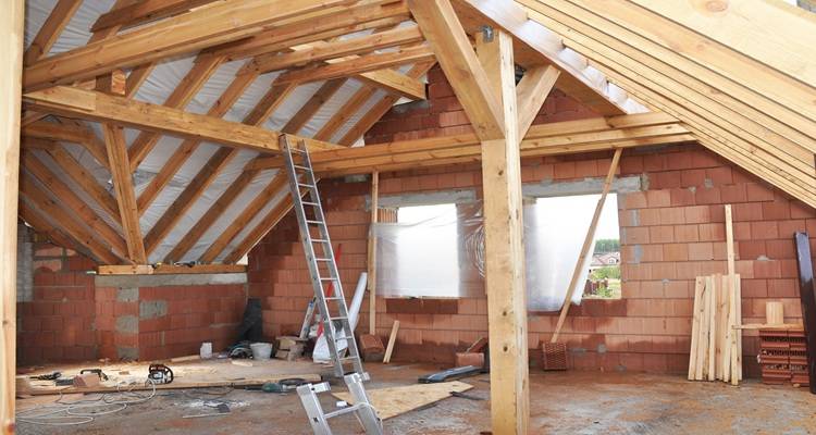 loft beams high ceiling
