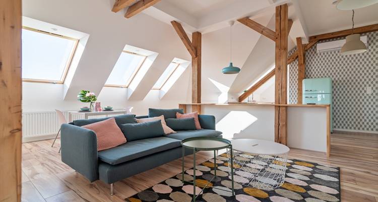 velux sofa loft interior