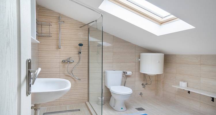 ensuite in loft